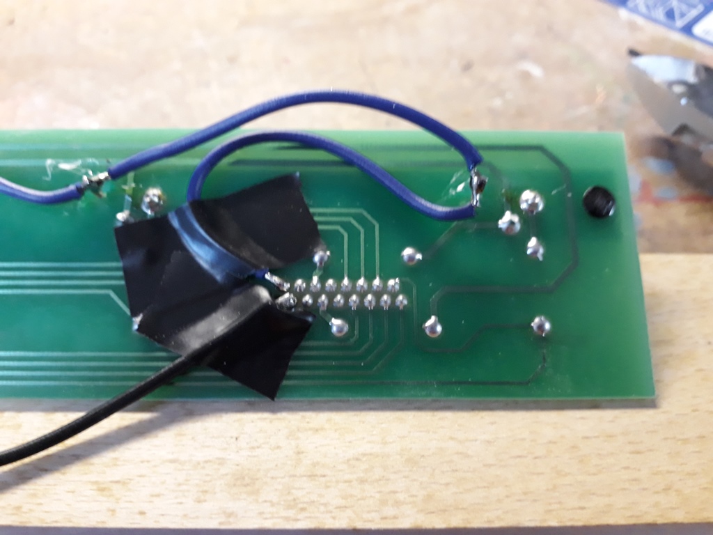 ... and soldered to the connector