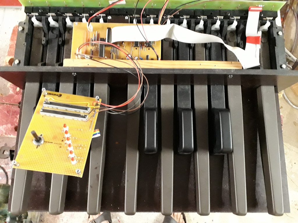 All components in open housing