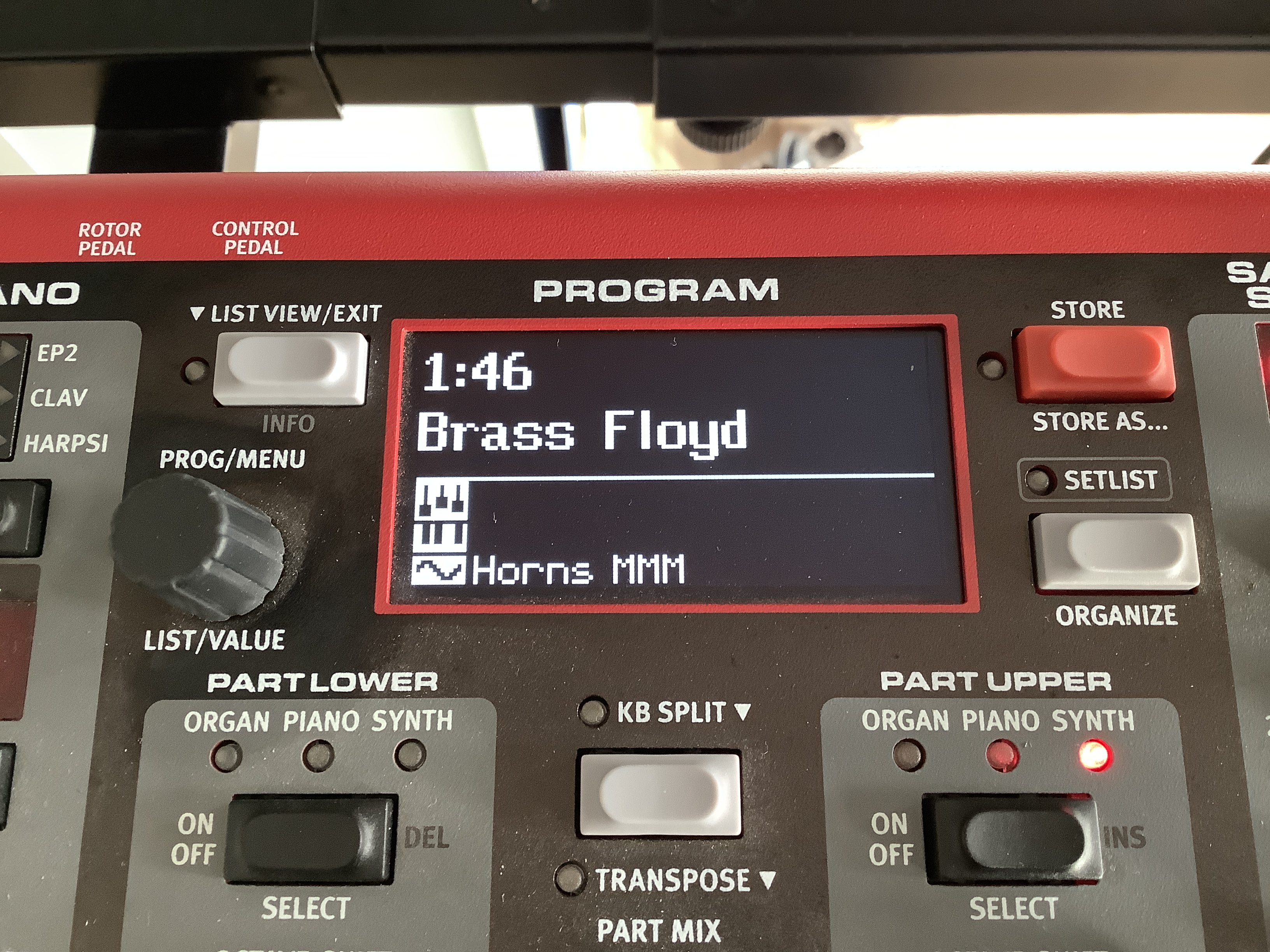 Moog Brass sample for Wish you were here