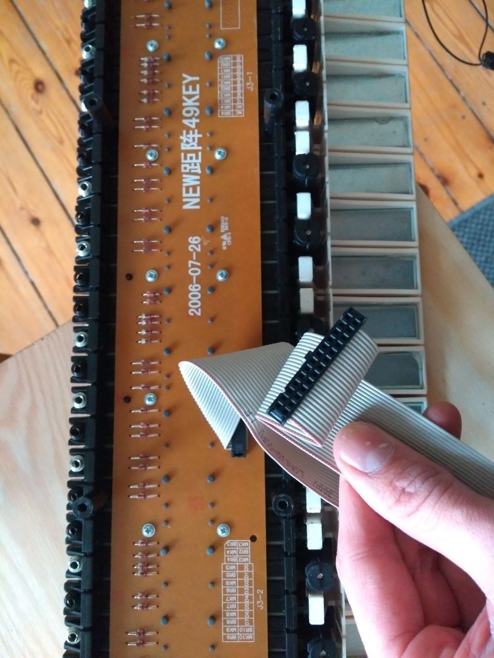 keybed connector of novation remote sl49