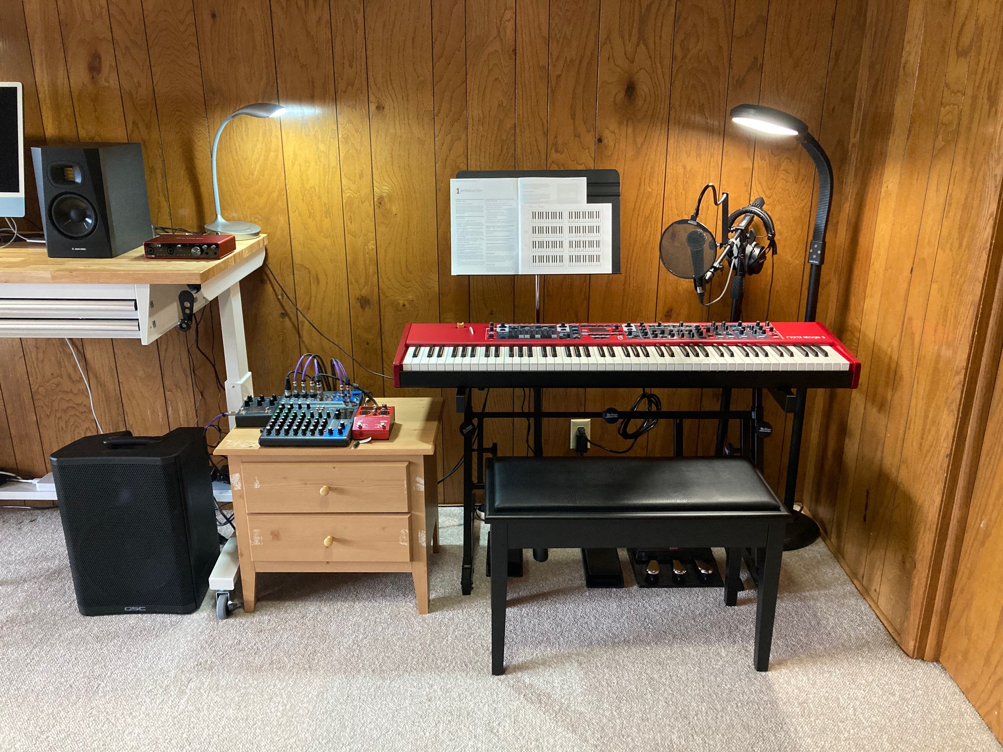 Stage 3 with new QSC CP12 Amp