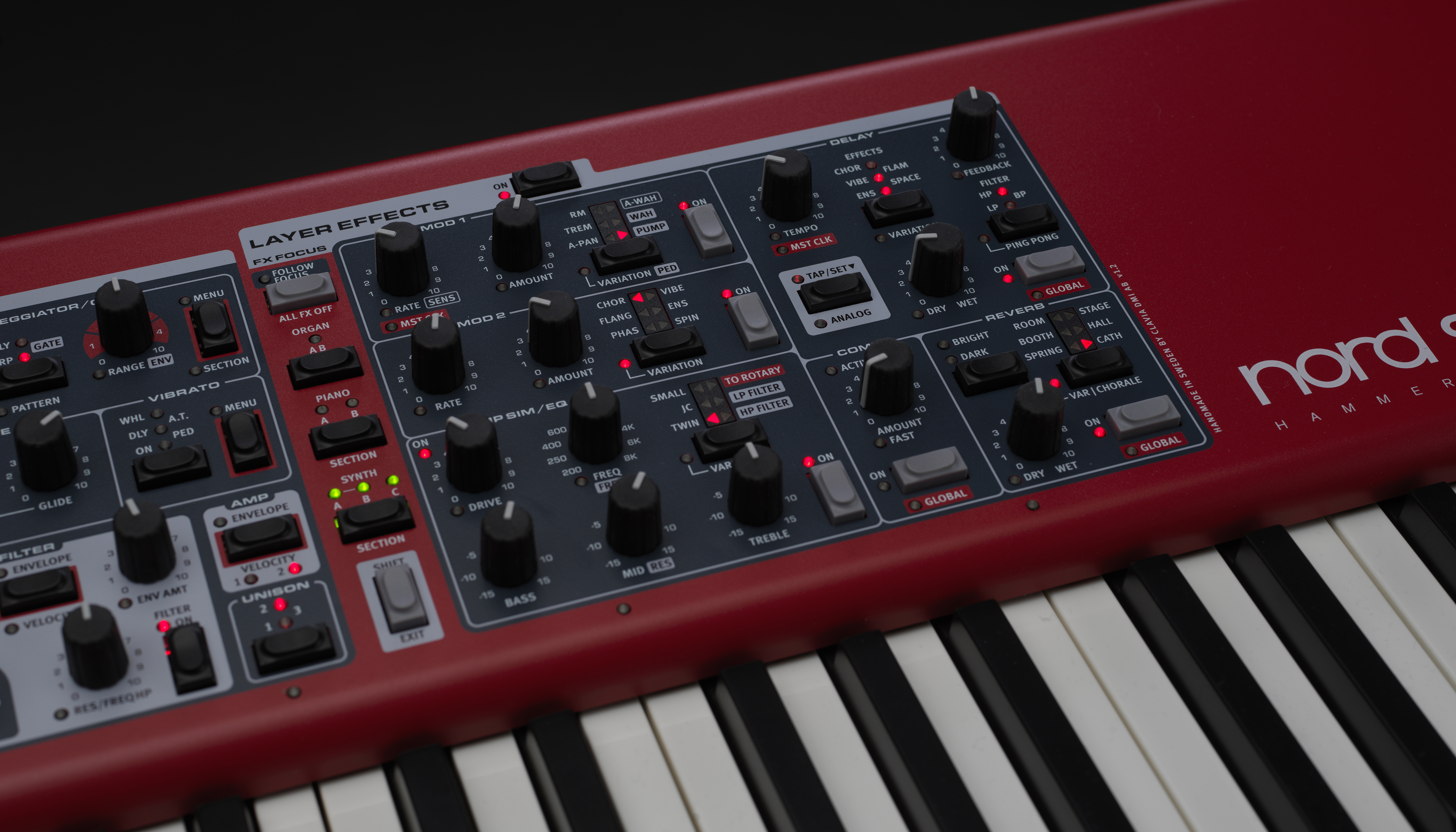 Nord Stage 4 Effects Section