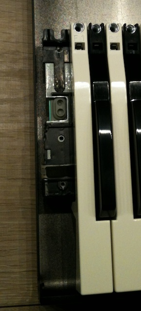 Chopped off keyboard (left)