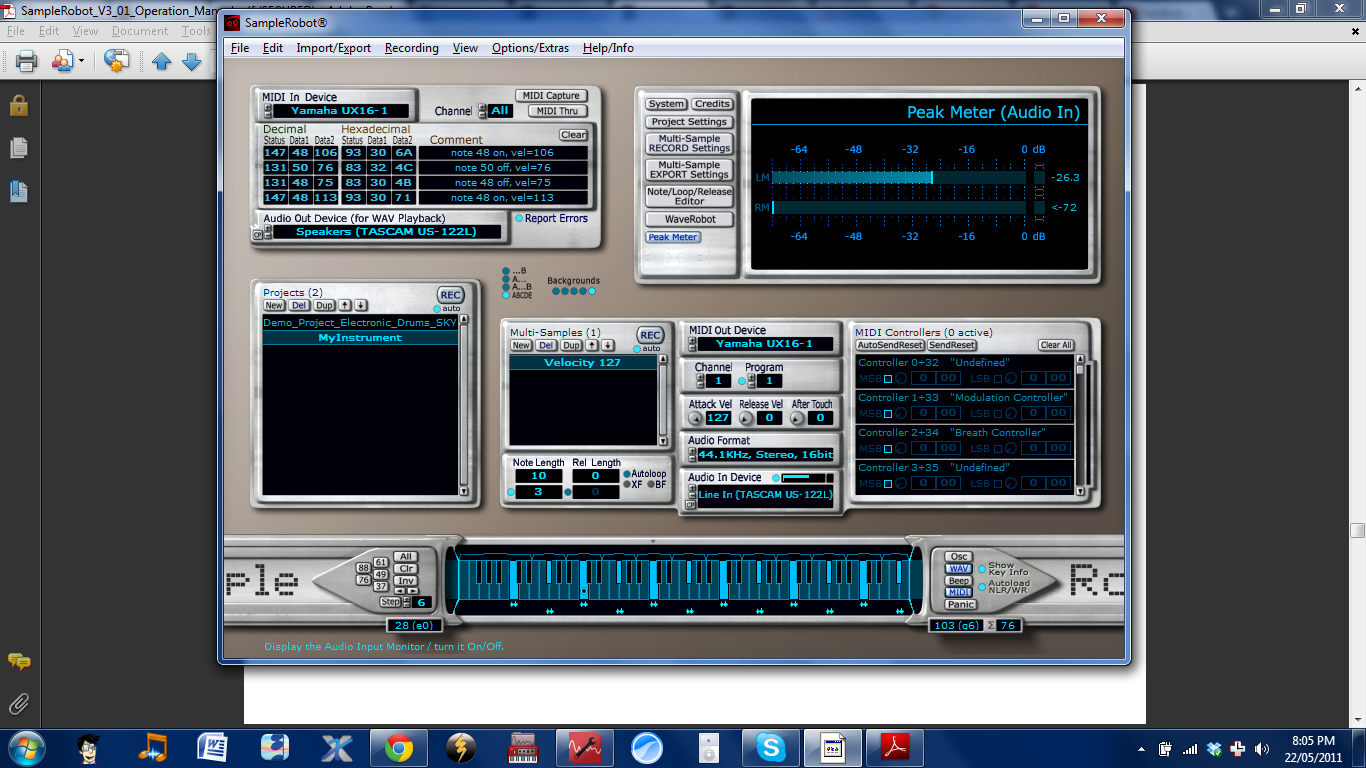samplerobot printscreen