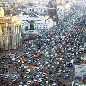 Moscow traffic