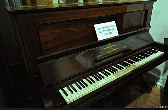 "Lady Madonna" Steinway upright at Abbey Road Studios