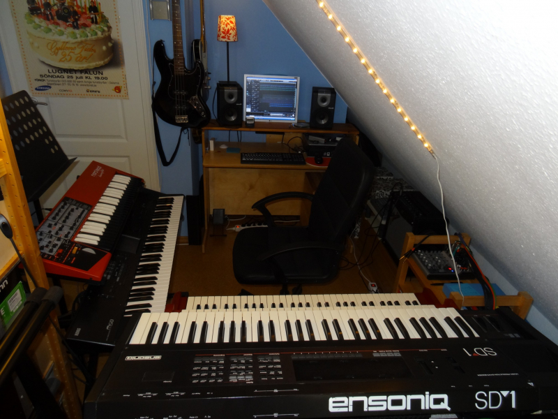 Home Studio with Nord C2 and Nord Lead 2X