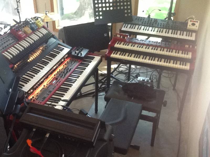 Set up in the Practice Room