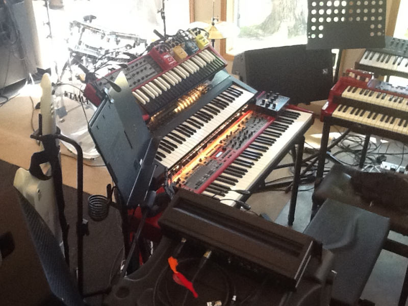 Set up in the Practice Room